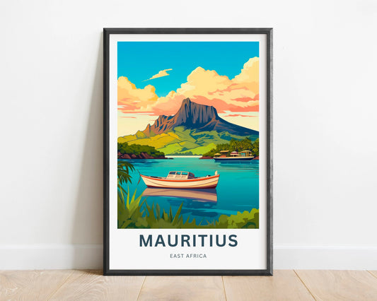 Mauritius Travel Poster