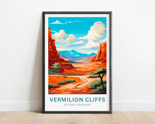 Vermilion Cliffs Travel Poster