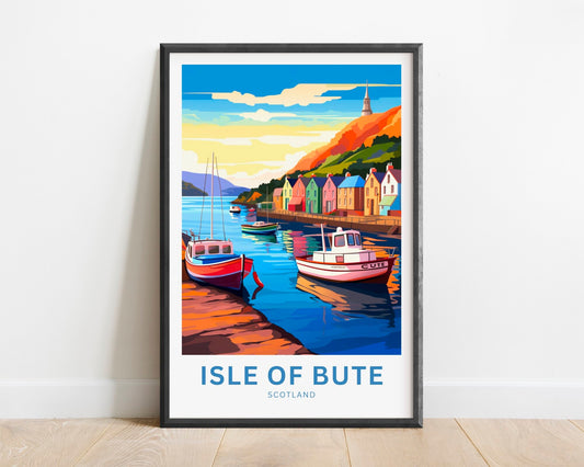 Isle of Bute Travel Poster