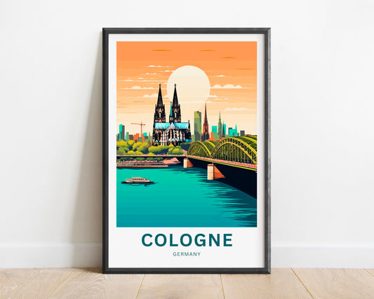Cologne Travel Poster