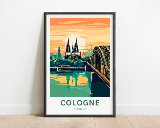 Cologne Travel Poster