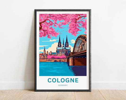 Cologne Travel Poster
