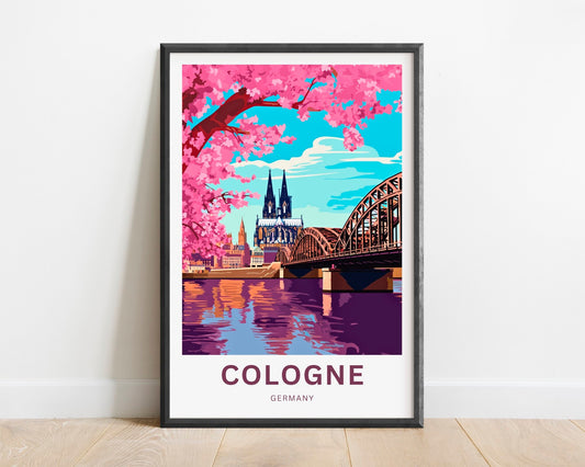 Cologne Travel Poster