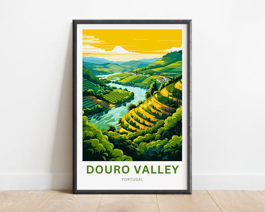 Douro Valley Travel Poster