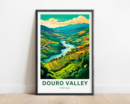Douro Valley Travel Poster