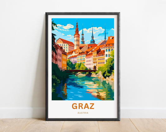 Graz Travel Poster