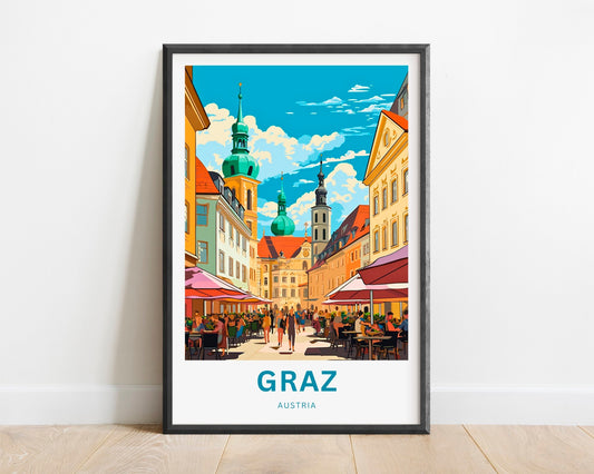 Graz Travel Poster