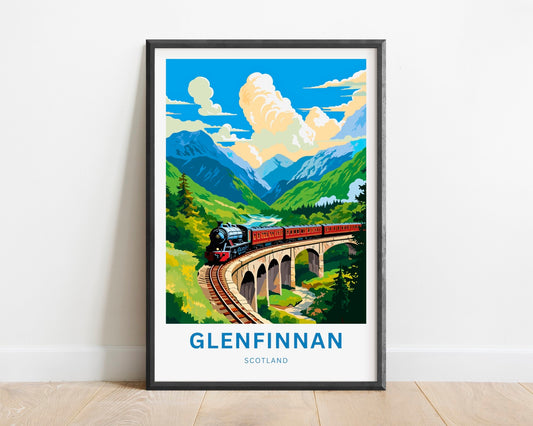 Glenfinnan Travel Poster