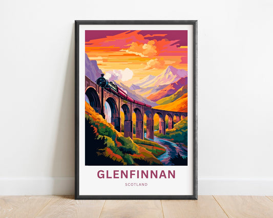 Glenfinnan Travel Poster