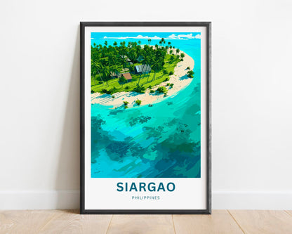 Siargao Island Travel Poster