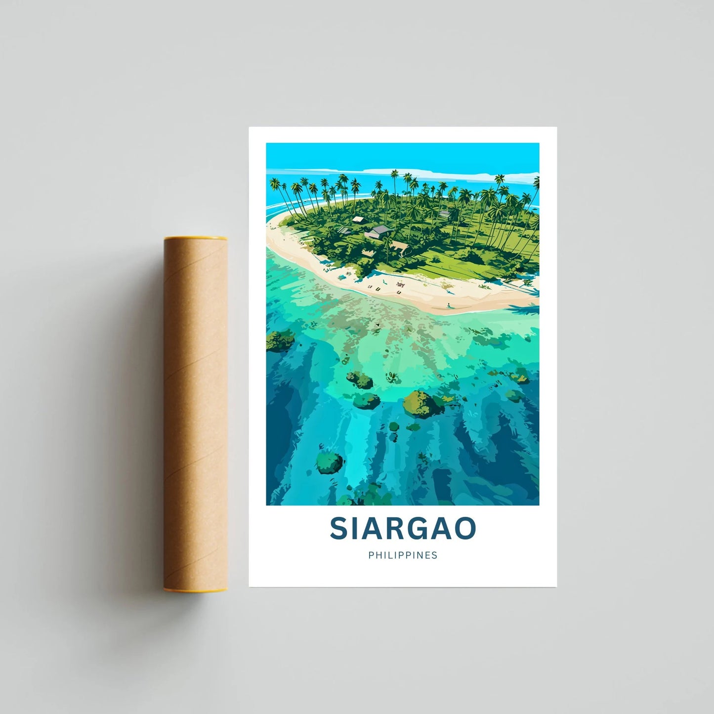 Siargao Island Travel Poster