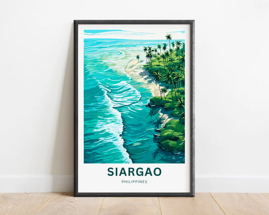 Siargao Island Travel Poster