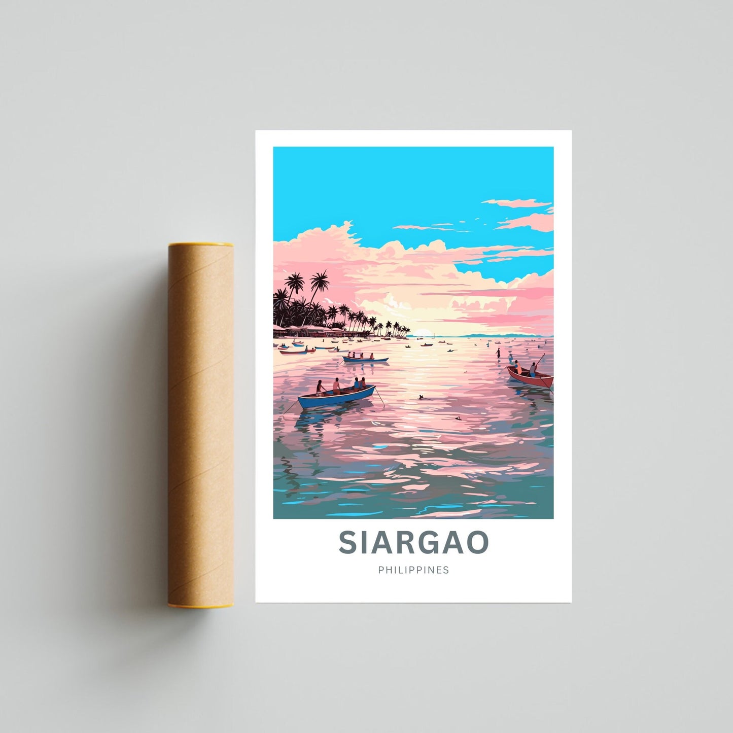 Siargao Island Travel Poster