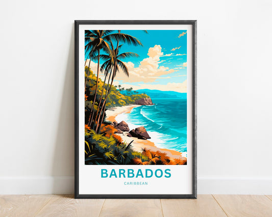 Barbados Travel Poster