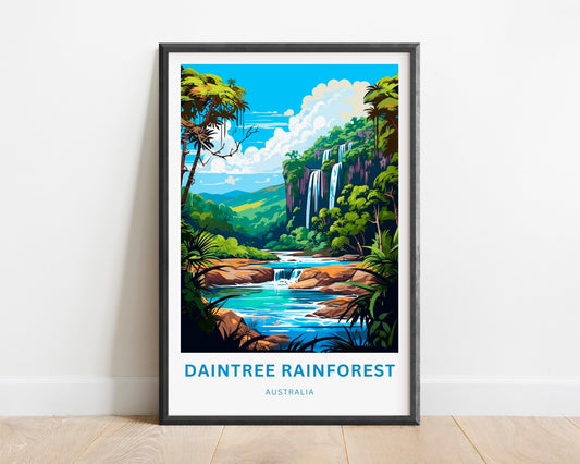 Daintree Rainforest Travel Poster