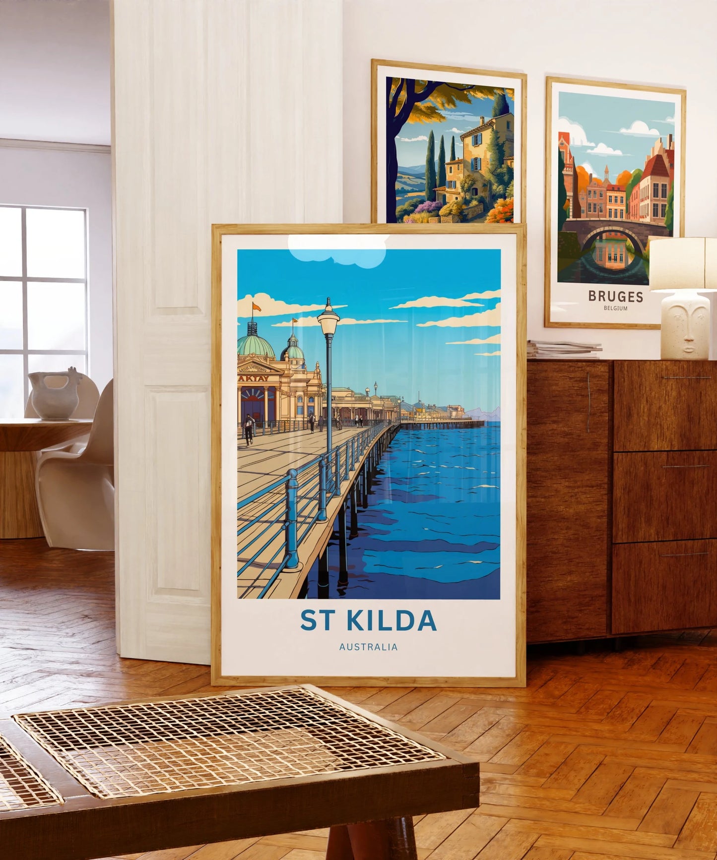 St Kilda Travel Poster