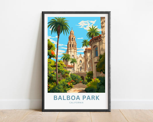 Balboa Park Travel Poster