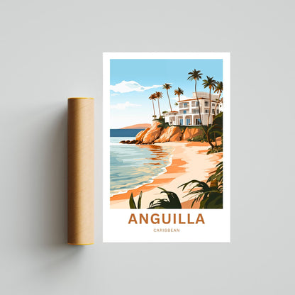 Anguilla Travel Poster