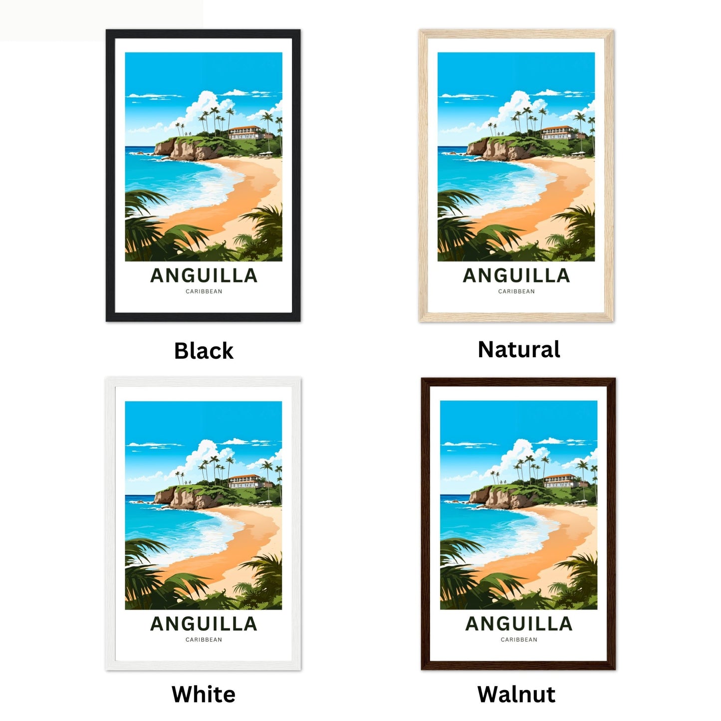 Anguilla Travel Poster