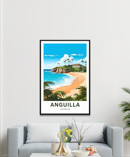 Anguilla Travel Poster