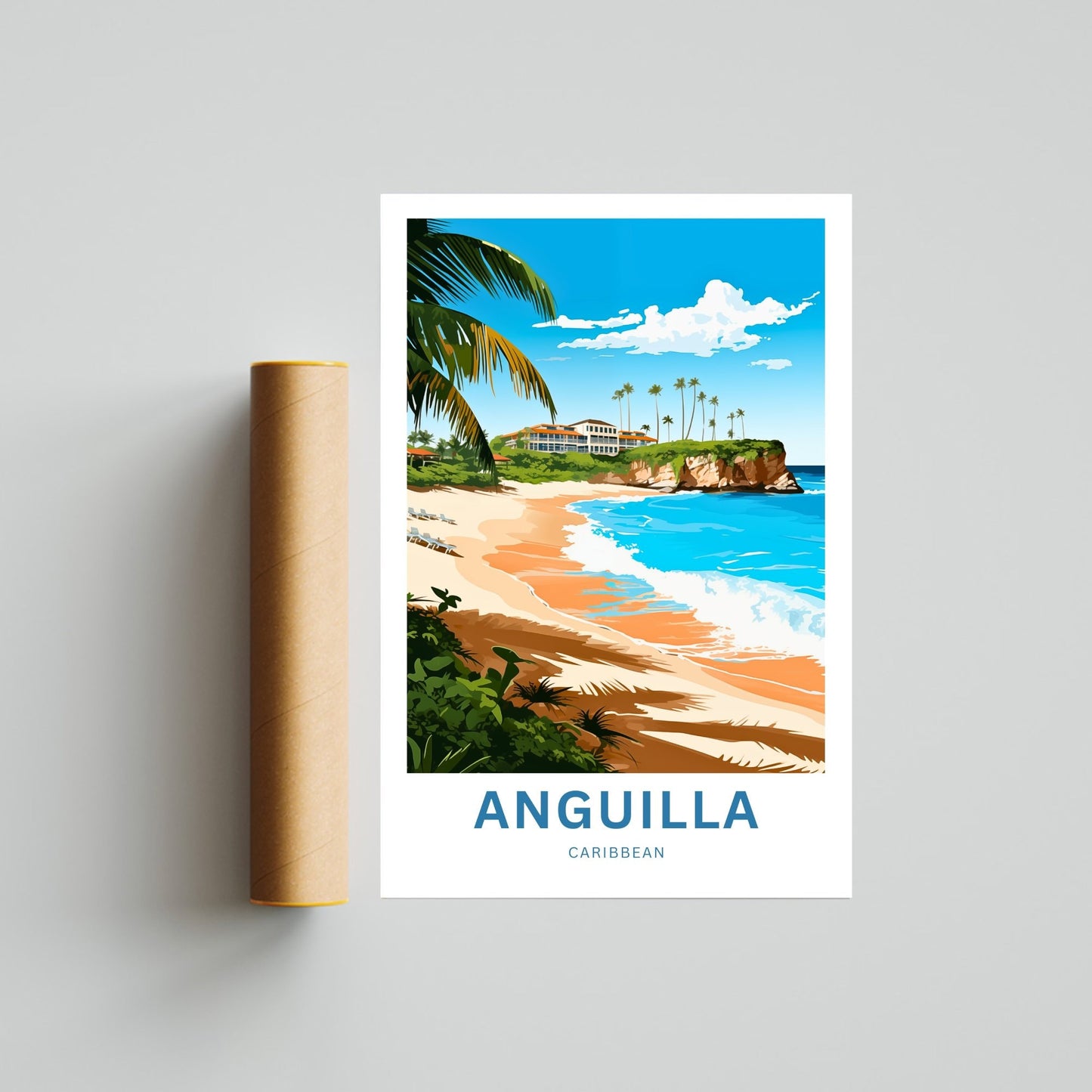 Anguilla Travel Poster