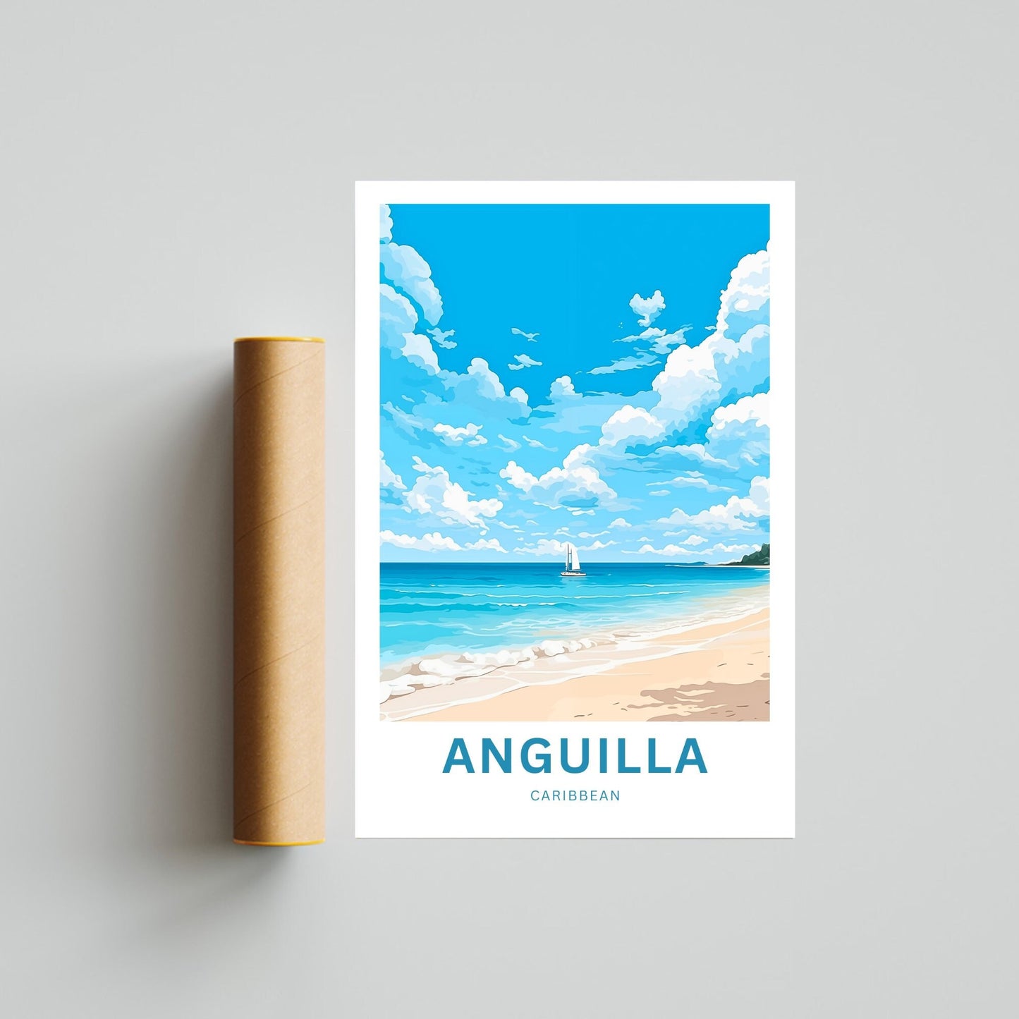 Anguilla Travel Poster