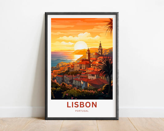Lisbon Travel Poster