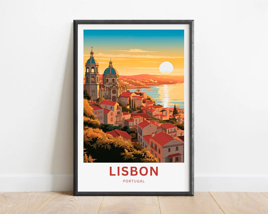 Lisbon Travel Poster