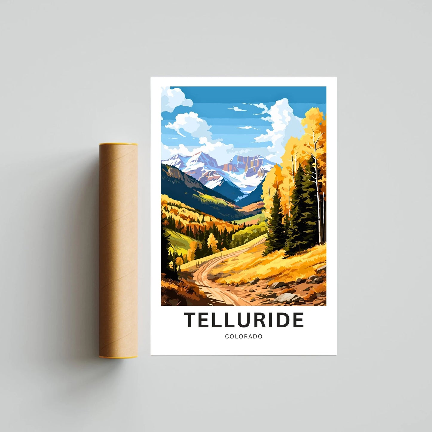 Telluride Travel Poster