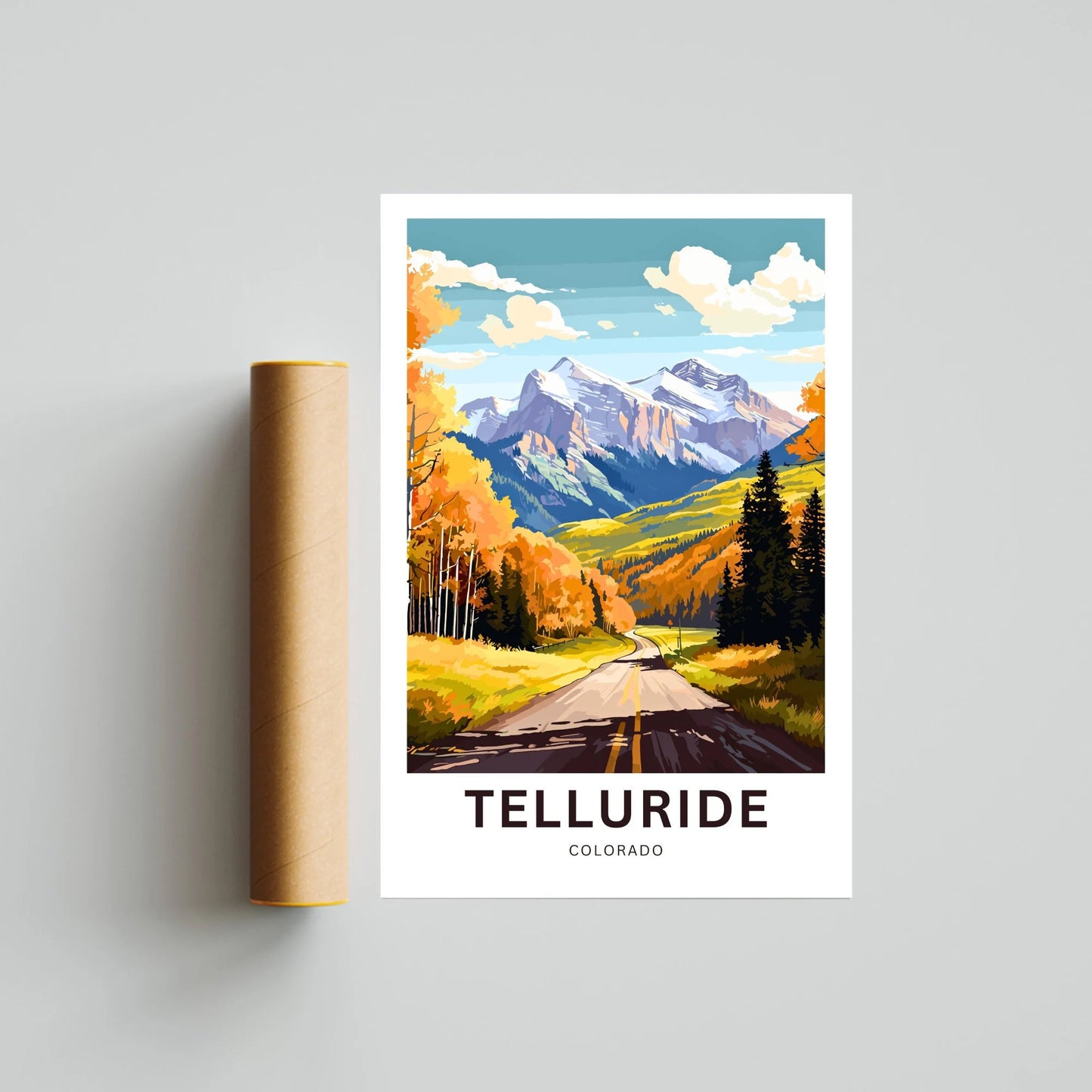 Telluride Travel Poster