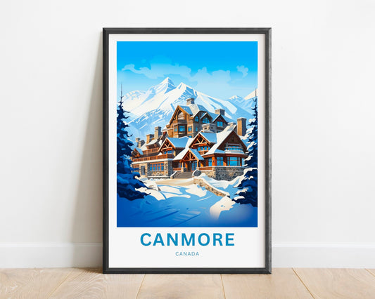 Canmore Travel Poster