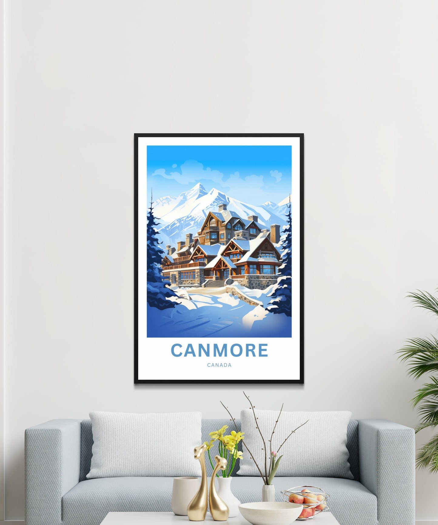 Canmore Travel Poster