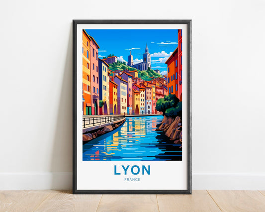 Lyon Travel Poster