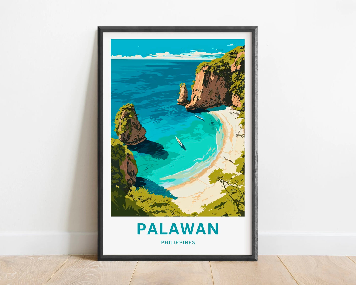 Palawan Travel Poster