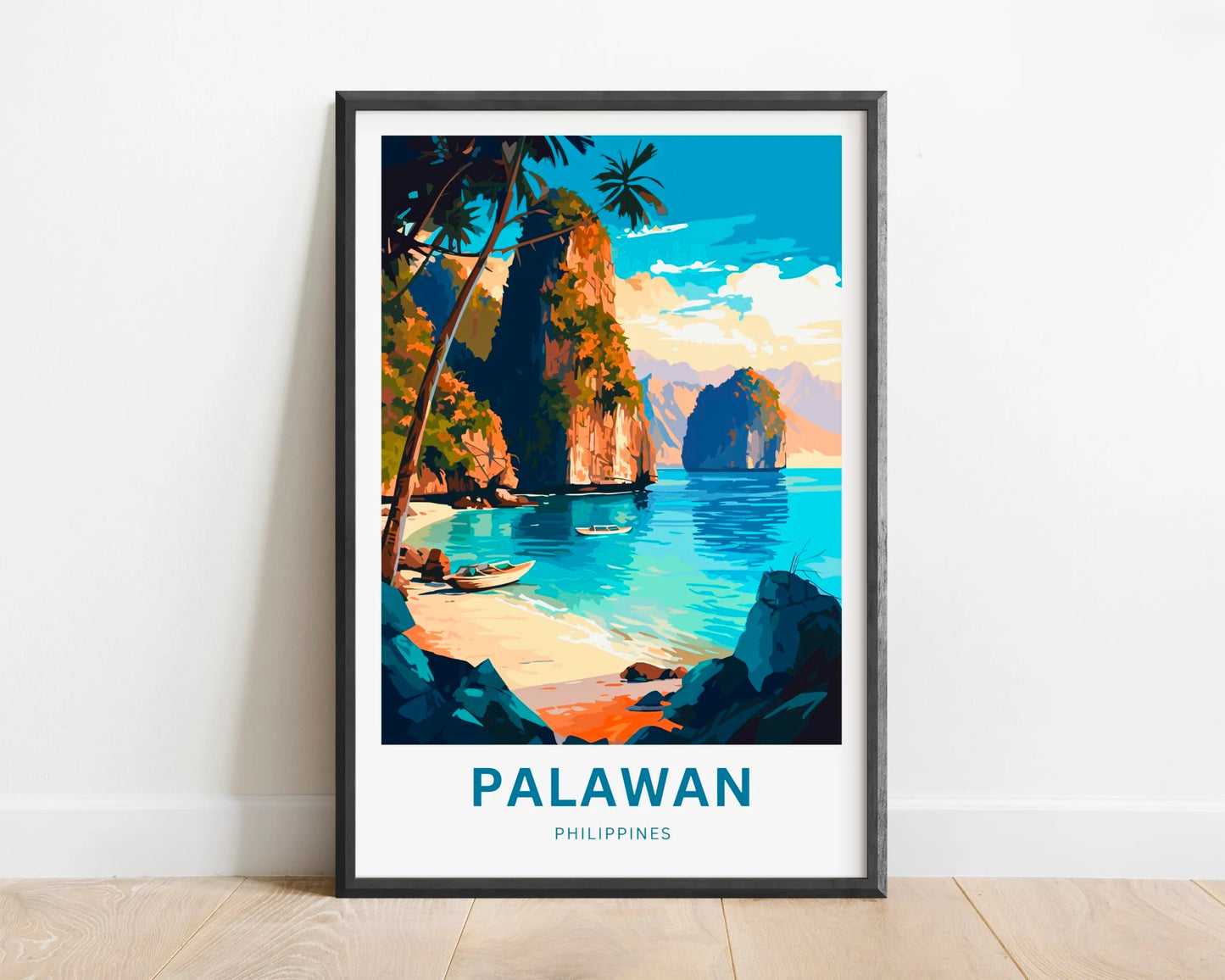 Palawan Travel Poster