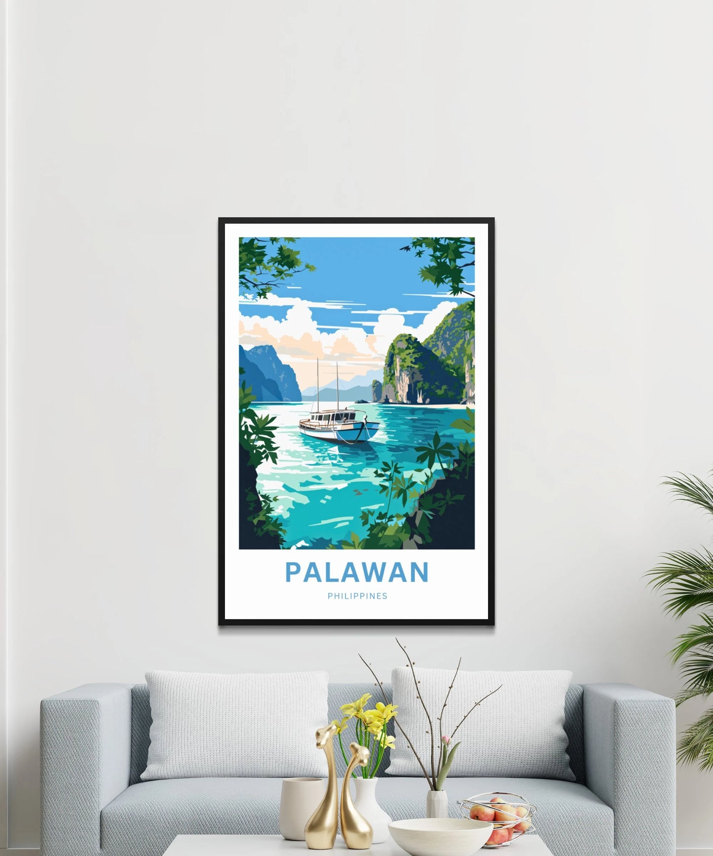 Palawan Travel Poster