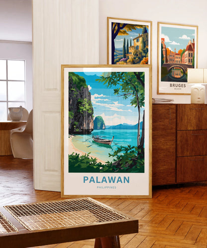 Palawan Travel Poster