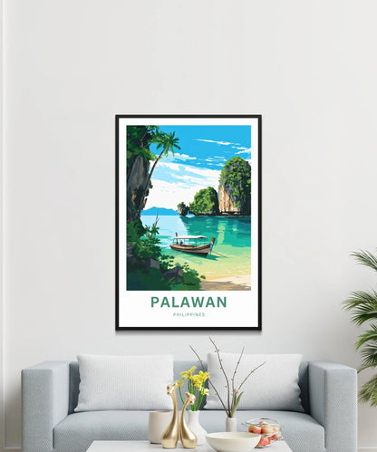 Palawan Travel Poster