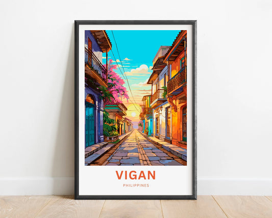 Vigan Travel Poster