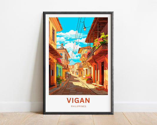 Vigan Travel Poster