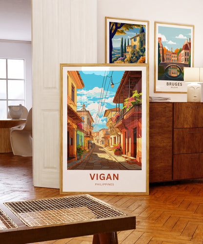 Vigan Travel Poster