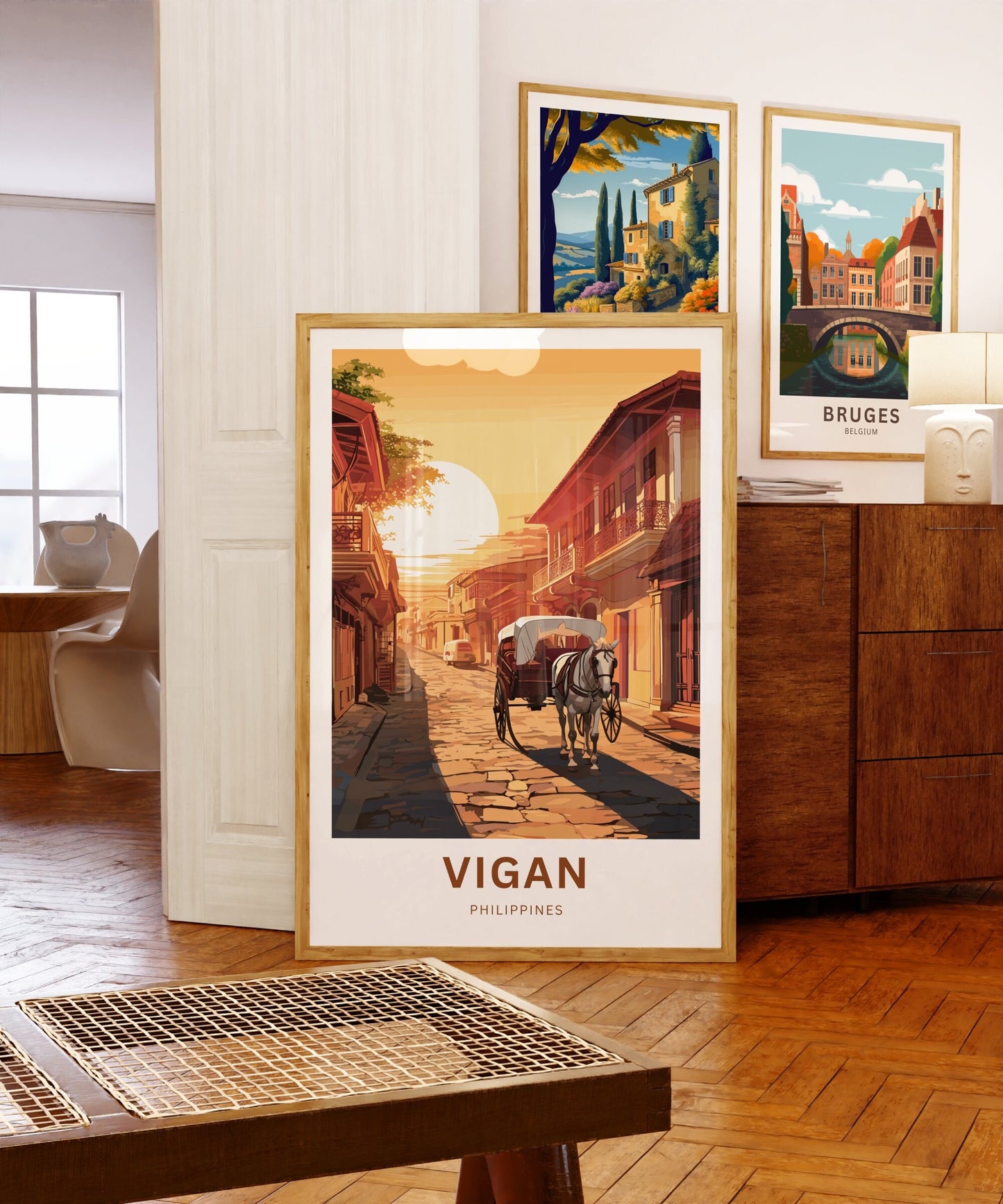 Vigan Travel Poster