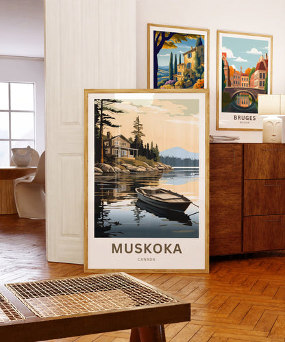 Muskoka Travel Poster
