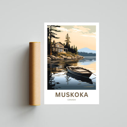 Muskoka Travel Poster
