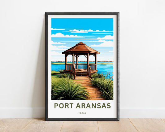 Port Aransas Travel Poster