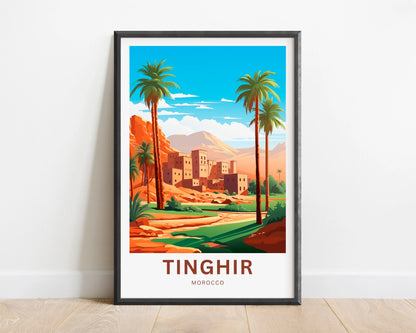 Tinghir Travel Poster