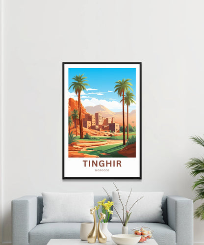 Tinghir Travel Poster