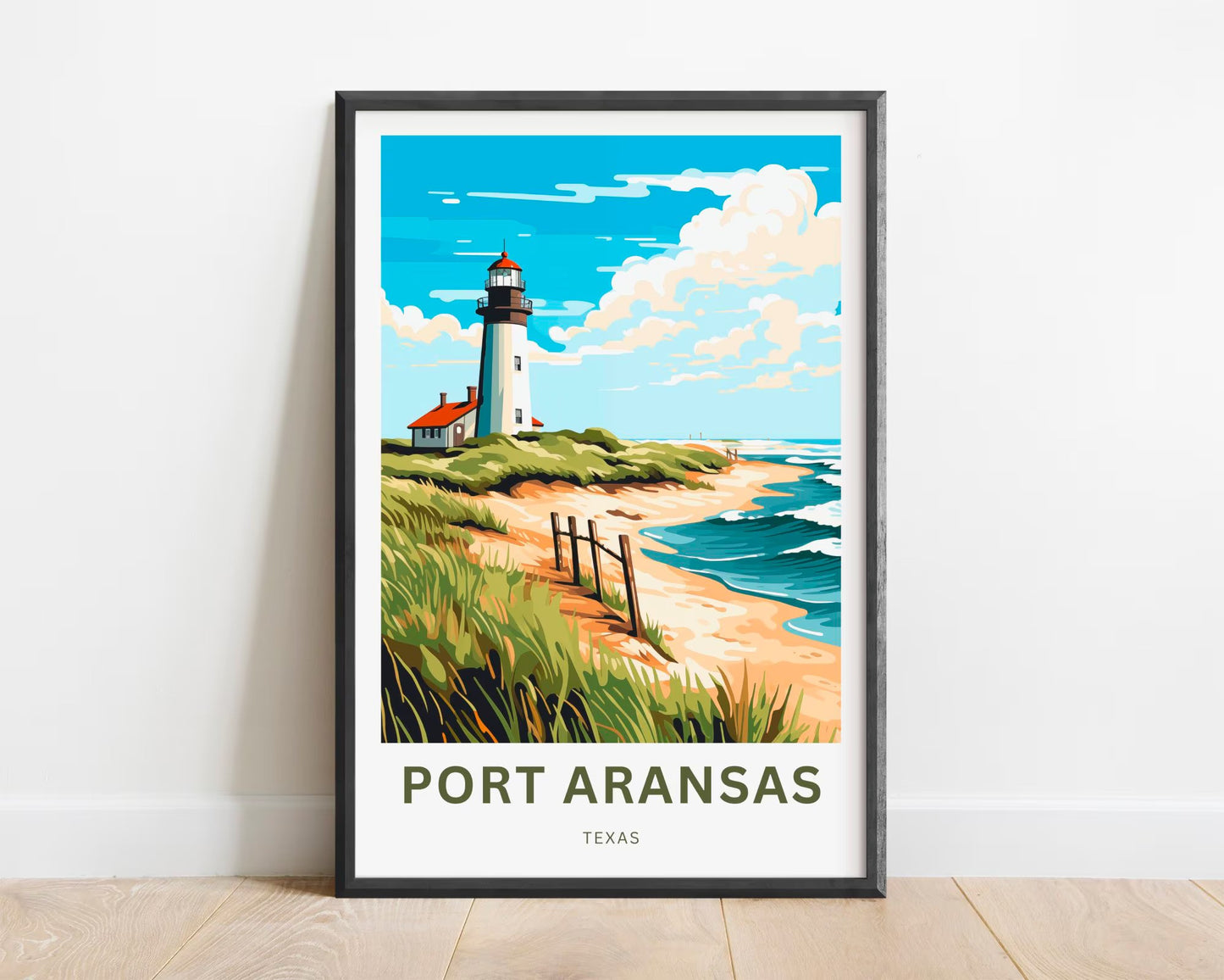 Port Aransas Travel Poster