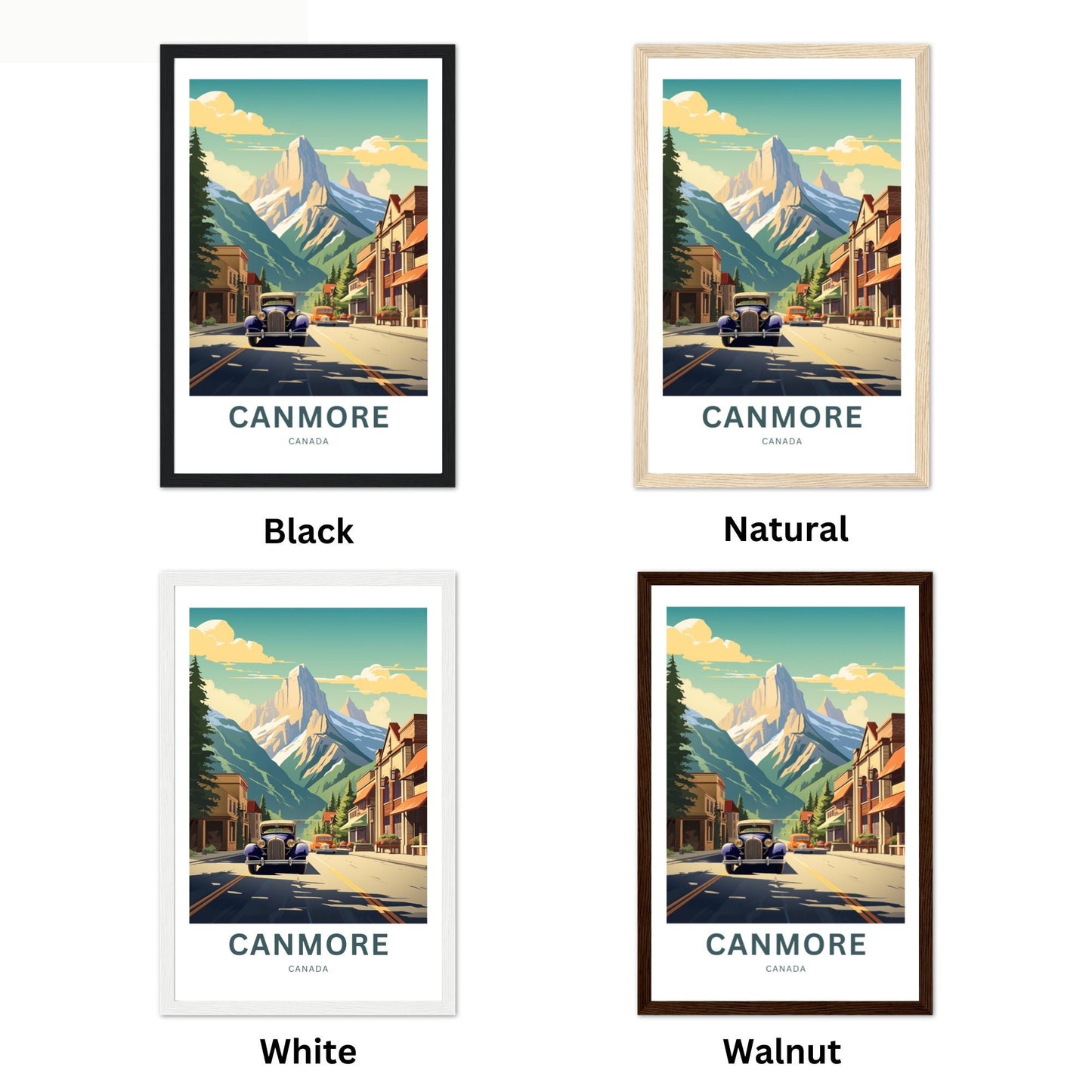 Canmore Travel Poster