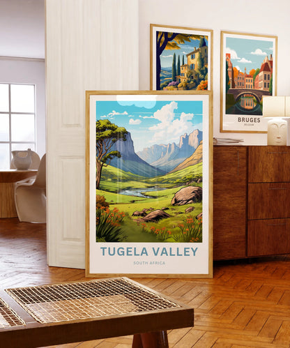 Tugela Valley Travel Poster